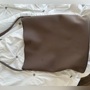 Vegan leather tote bag oak and fort